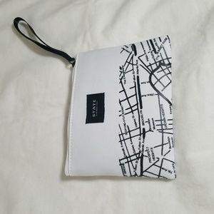 State Give Back Pack Black & White Makeup Pouch